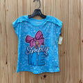 GIRLS JOJO SIWA 2PC SET SKY BLUE SIMPLY ME 6/6X