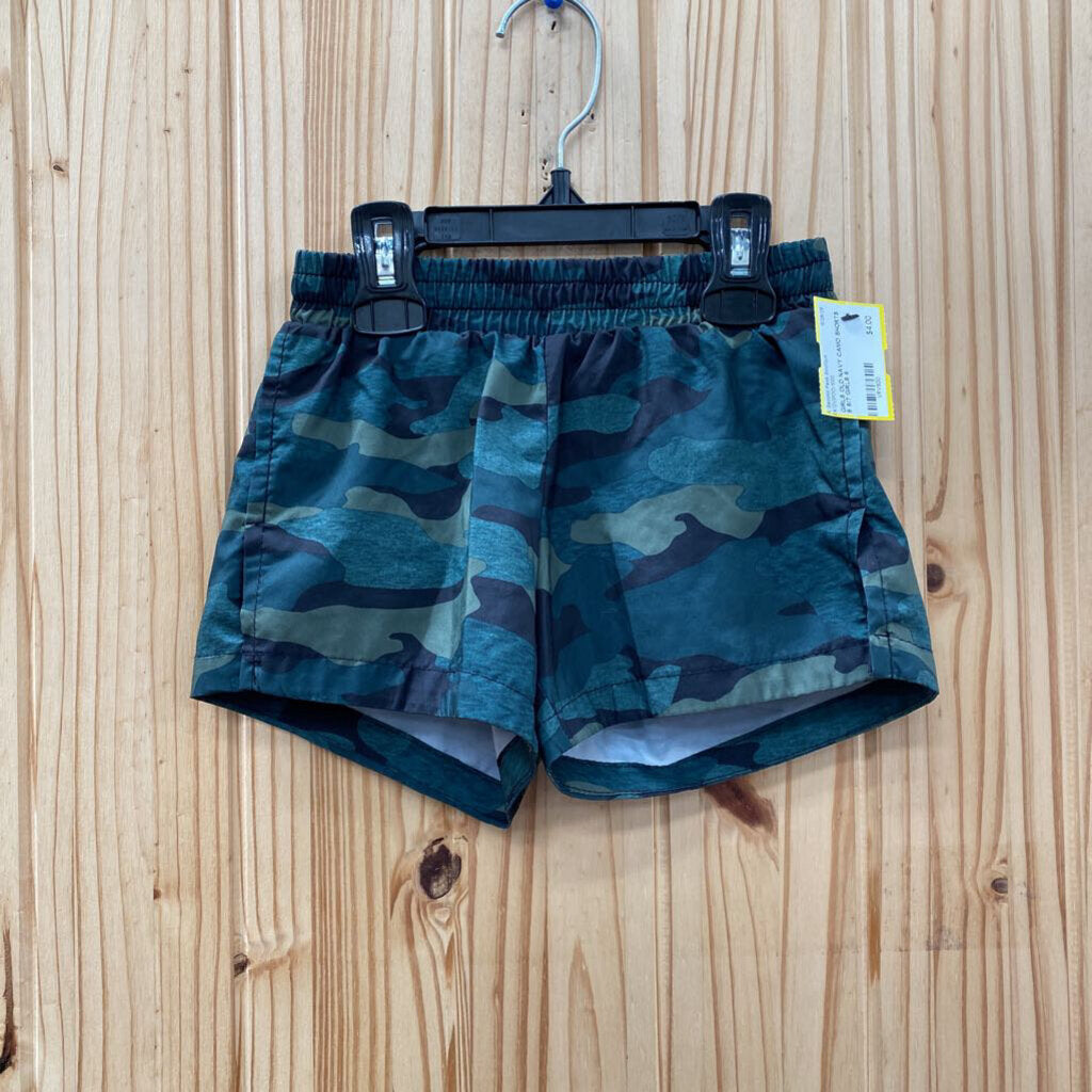 GIRLS OLD NAVY CAMO SHORTS S 6/7