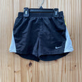 GIRLS NIKE SHORTS BLK//WHITE 6X