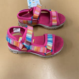 GIRLS LANDS ENDS MULTI COLOR SANDALS 1