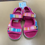 GIRLS LANDS ENDS MULTI COLOR SANDALS 1