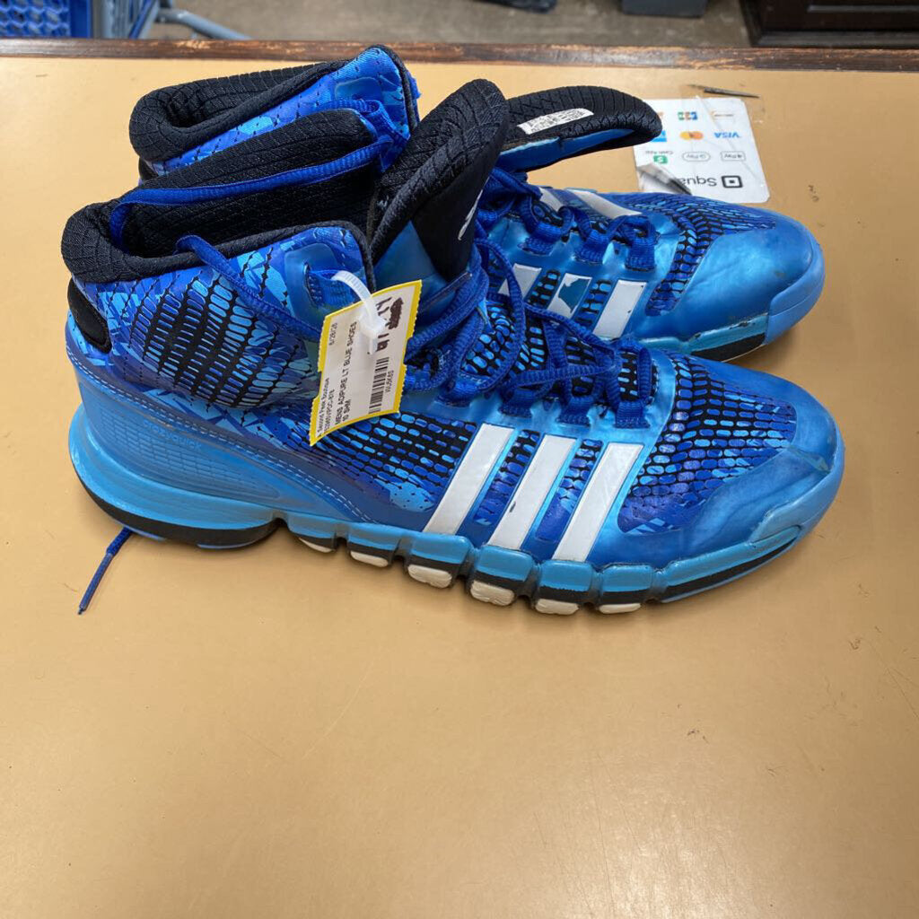 MENS ADIPURE LT BLUE SHOES 10