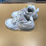 BOYS JORDAN SHOES WHITE 11C