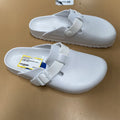 WOMENS BIRKENSTOCK WHITE CLOGS 8