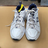 MENS NEW BALANCE SHOES WHITE/NAVY BLUE SIZE UNKNOWN
