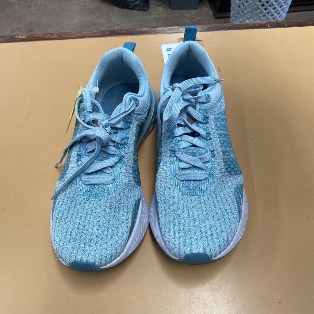 MENS NIKE REACT SKY BLUE/ORANGE 10