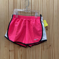 GIRLS NIKE SHORTS HOT PINK/WHITE/BLK 6X