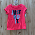 GIRLS NIKE JUST DO IT HOT PINK/BLK SHIRT 6