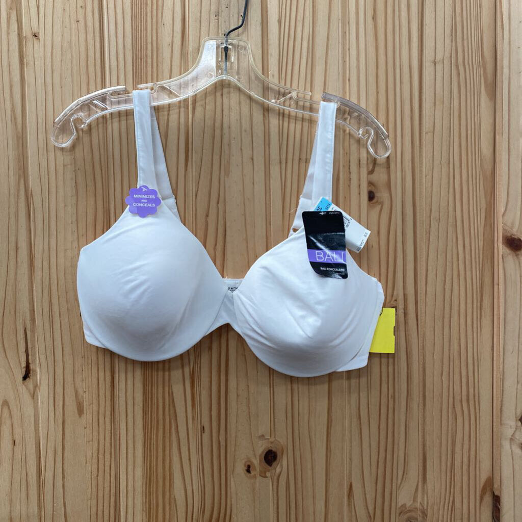 WOMENS BALI WHITE BRA 42C NWT