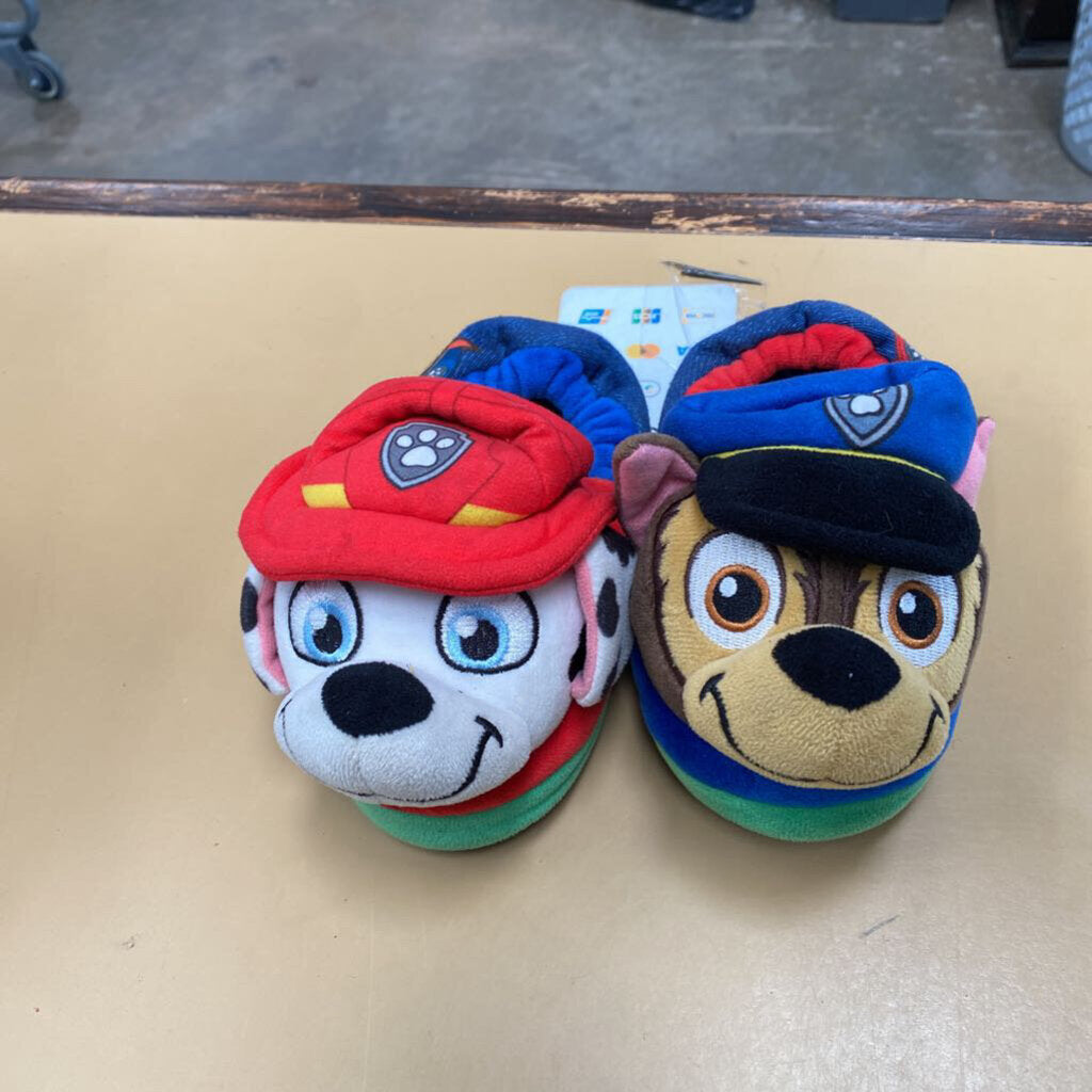 BOYS PAW PATROL SLIPPERS 9/10