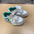 BOYS CARTERS SHOES LT GREY/GREEN/WHITE 9