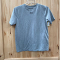 BOYS UNDER ARMOUR SHIRT GREY/BLK YLG 12