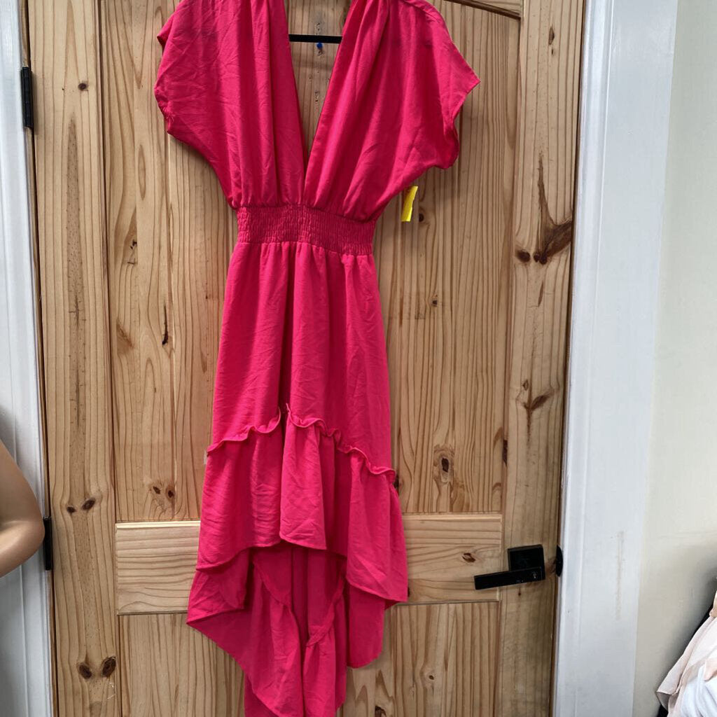 WOMENS FLYING TOMATO DK PINK CASUAL DRESS XS