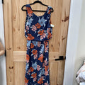 WOMENS GYPSIES & MOONDUST NAVY BLUE SL ROMPER L