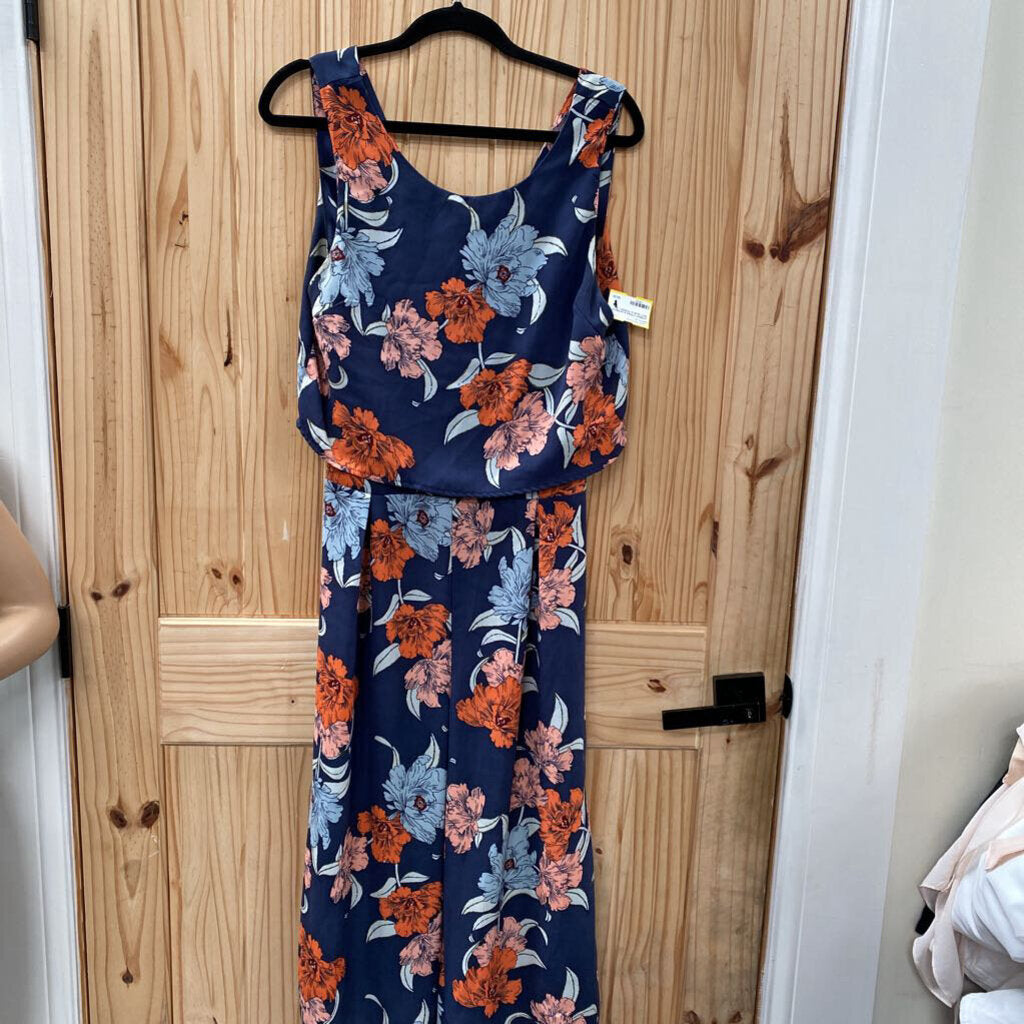 WOMENS GYPSIES & MOONDUST NAVY BLUE SL ROMPER L