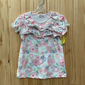 GIRLS PETE & LUCY TOP FLORAL 6/6X