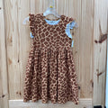 GIRLS GIRAFFE DESIGN DRESS 9