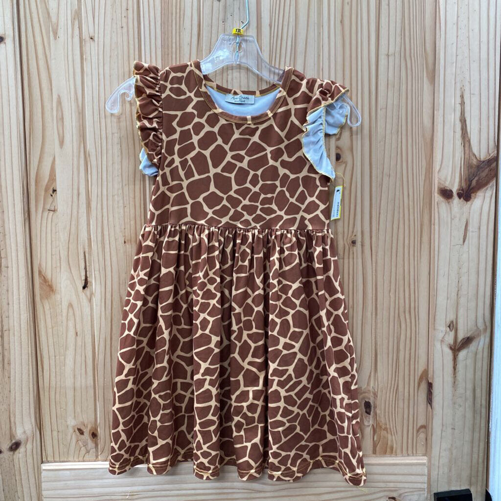 GIRLS GIRAFFE DESIGN DRESS 9