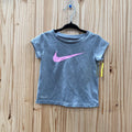 GIRLS NIKE SHIRT PINK/GREY 24M