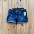 GIRLS ABERCROMBIE KIDS DK DENIM JEAN SHORTS 7/8