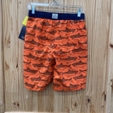 BOYS GAP KIDS SWIM TRUNKS ORANGE/NAVY BLUE XXL 16/18 NWT