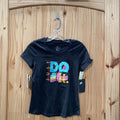 GIRLS NIKE JUST DO IT CHARCOAL/AQAUA/LILAC L 12 NWT