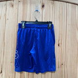 BOYS UNDER ARMOUR SHORTS ROYAL BLUE/RED YXS 4/5