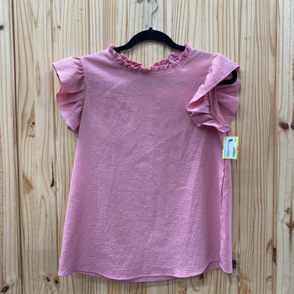 WOMENS SHEIN PINK CASUAL TOP M