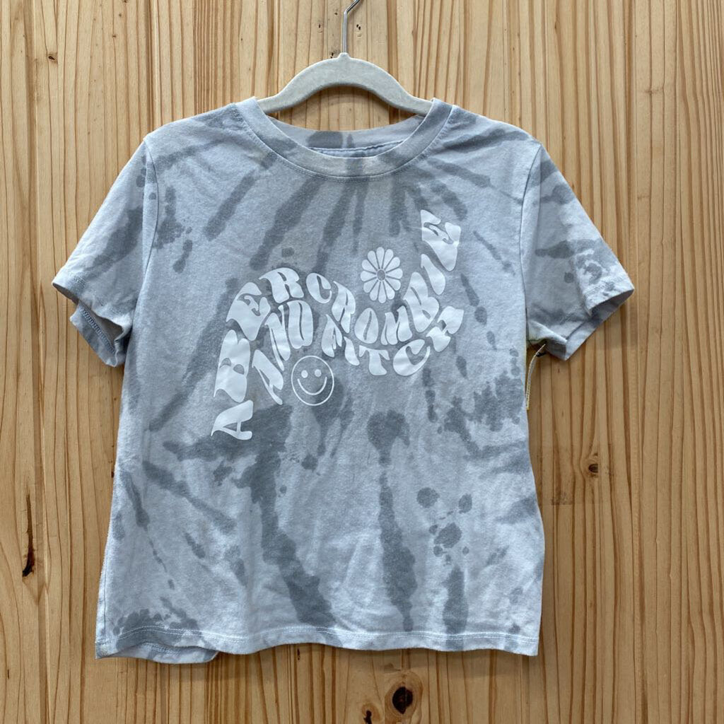 GIRLS ABERCROMBIE KIDS LT GREY SHIRT 5/6