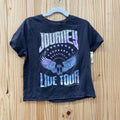 GIRLS ABERCROMBIE KIDS CHARCOAL/PURPLE SHIRT 5/6