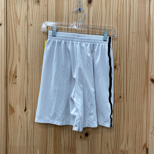 BOYS NIKE SHORTS WHITE/BLK XL 14