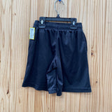 BOYS UNDER ARMOUR SHORTS BLK/WHITE/GREY YXS 4