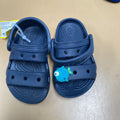 BOYS CROC SANDALS NAVY BLUE 6C