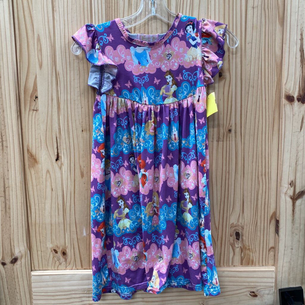 GIRLS DISNEY PRINCESSES PURPLE DRESS 7/8