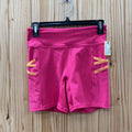 FABLETICS DK PINK/ORANGE BIKER SHORTS S