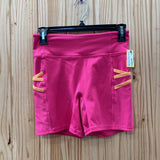 FABLETICS DK PINK/ORANGE BIKER SHORTS S