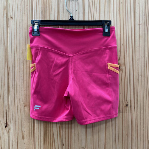 FABLETICS DK PINK/ORANGE BIKER SHORTS S