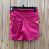 FABLETICS DK PINK/ORANGE BIKER SHORTS S