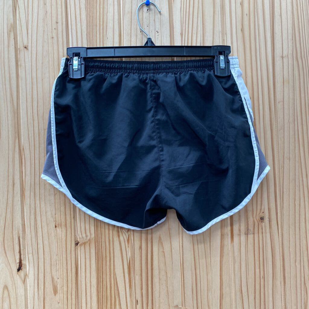 NIKE WOMENS XS SHORTS BLK/WHITE/GREY