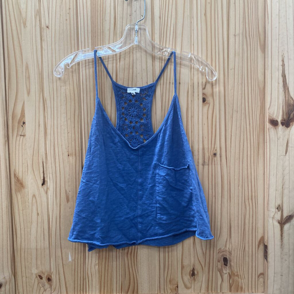 AERIE WOMENS BLUE TANK XL