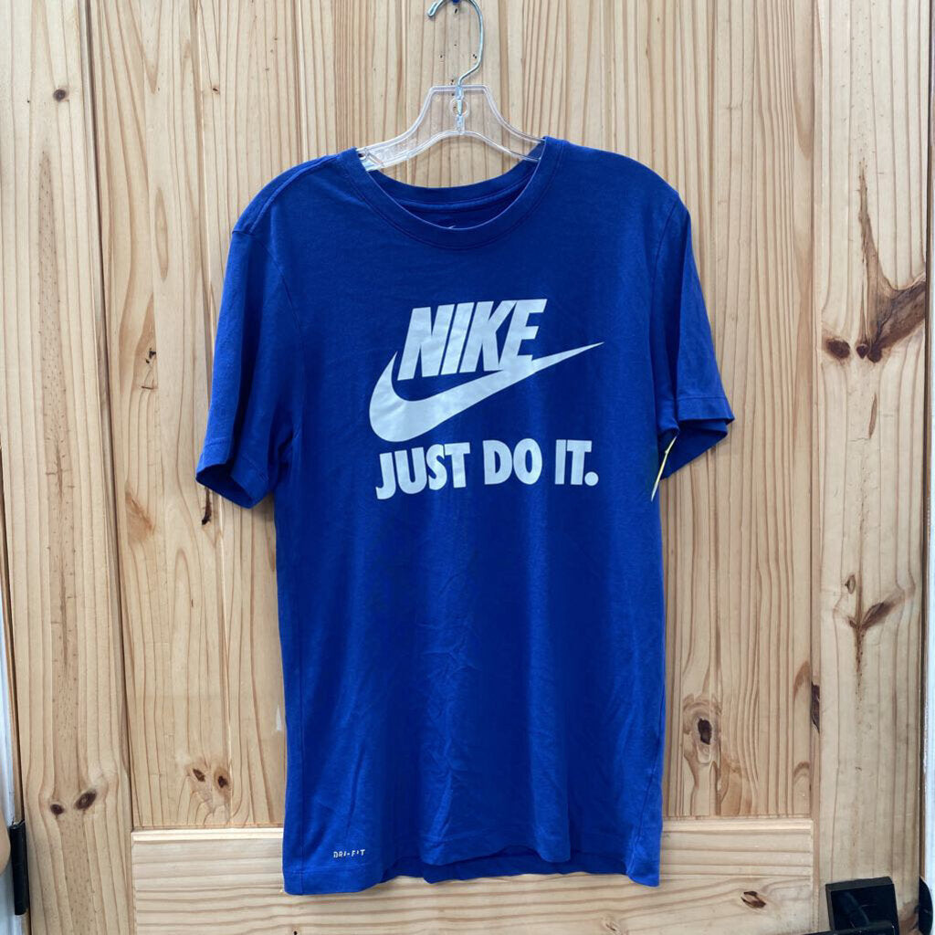 NIKE MENS S BLUE SHIRT