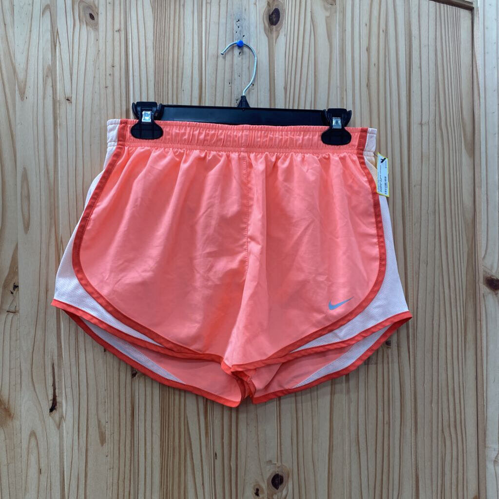 WOMENS M NIKE ORANGE SHORTS