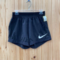 WOMENS NIKE SHORTS BLK/WHITE S
