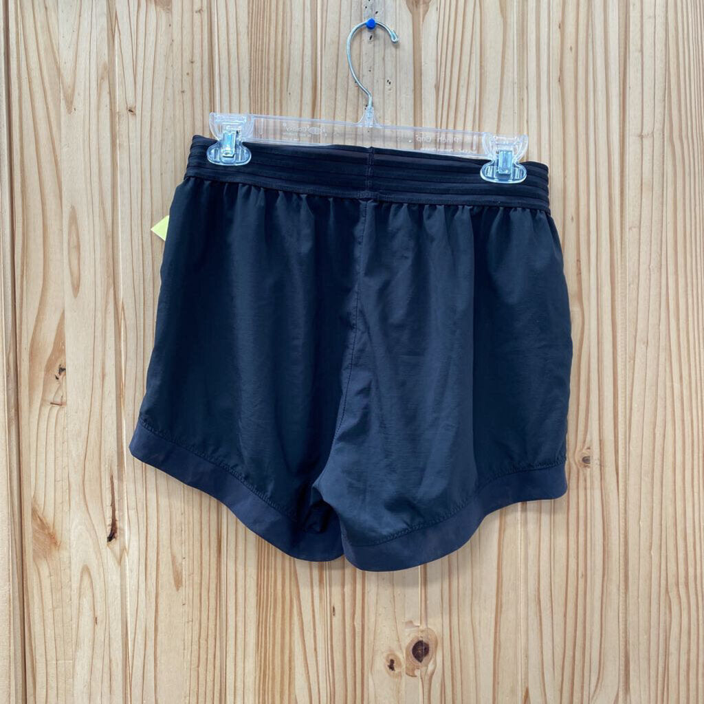 WOMENS NIKE SHORTS BLK/WHITE S