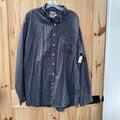 MENS CINCH LS BUTTON UP SHIRT BLK/WHITE/BLUE STRIPE XL