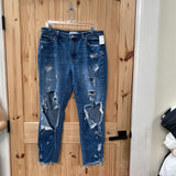 WOMENS KANCAN DENIM DIST. JEANS 13
