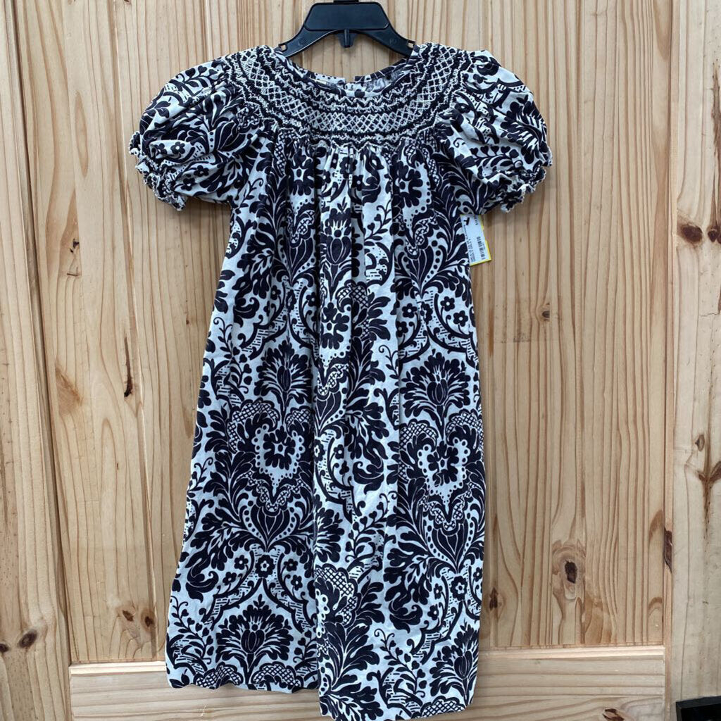 GIRLS LE ZA ME BLK/WHITE DRESS 5