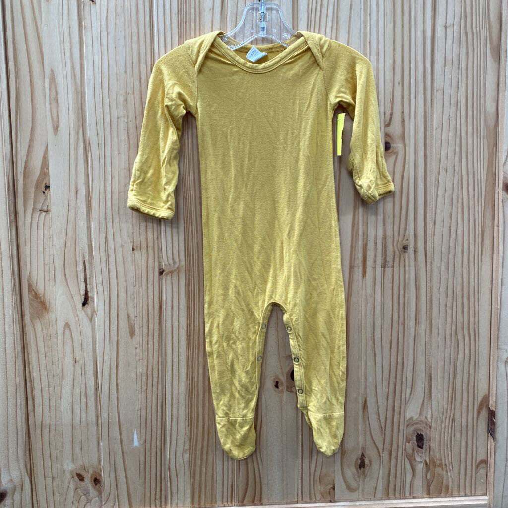 GIRLS KATE QUINN GOLDEN YELLOW LS SLEEPER 6/9M
