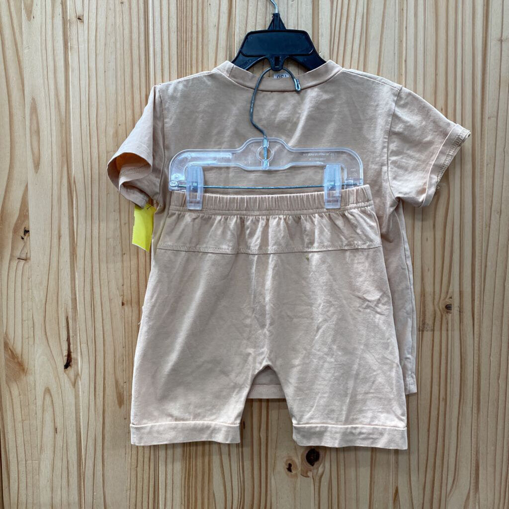 GIRLS BIG SIS 2PC SET TAUPE/MULTI COLOR 130 7/8