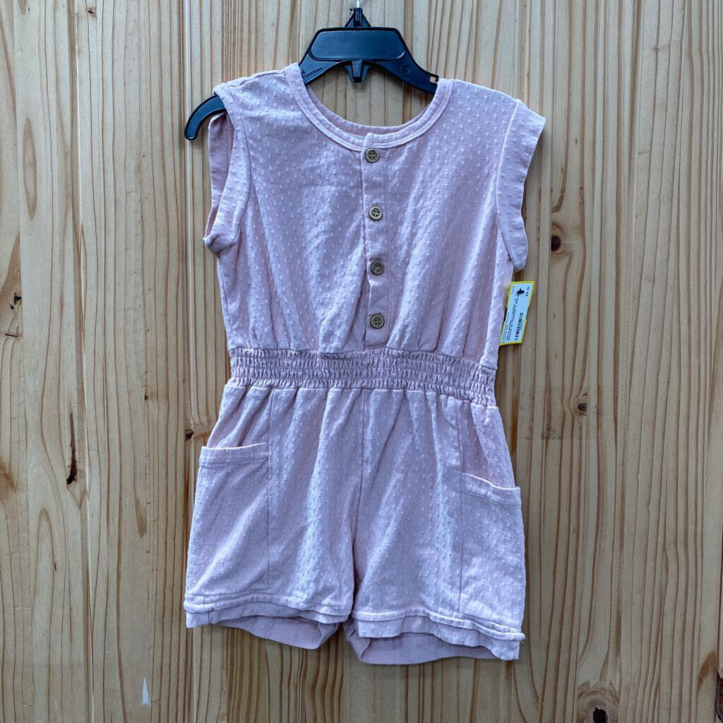 GIRLS MABEL + HONEY LT MAUVE SL ROMPER 5